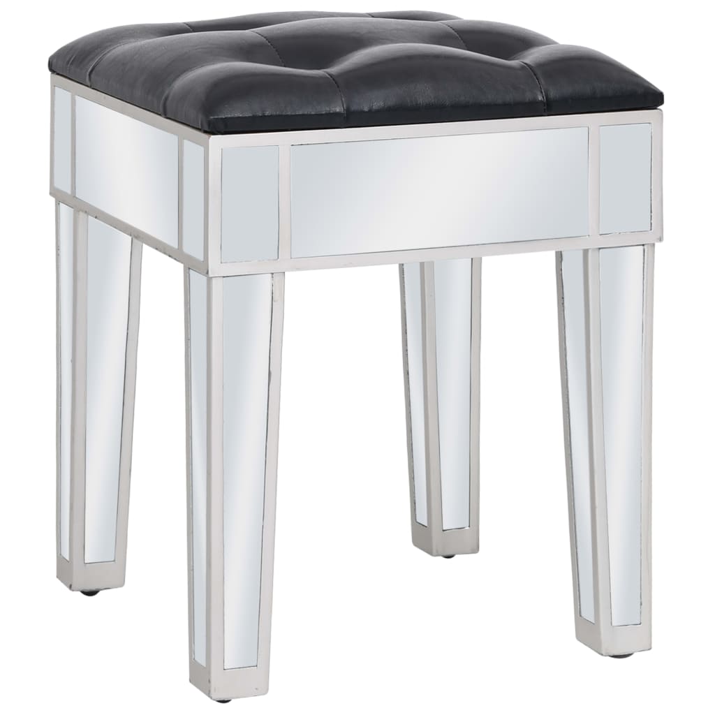 Ogledalo kozmetički stol sa tabureom mdf i staklo - number 7.