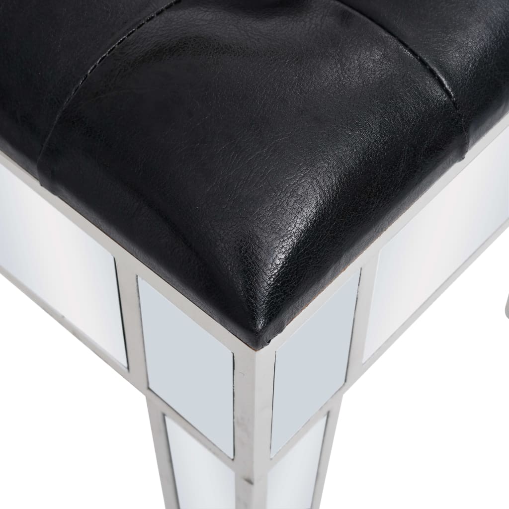 Ogledalo kozmetički stol sa tabureom mdf i staklo - number 9.