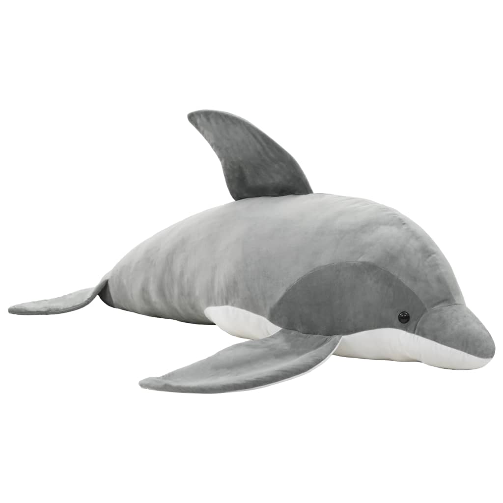 Toy animal dolphin plux de tissu gris - number 2.