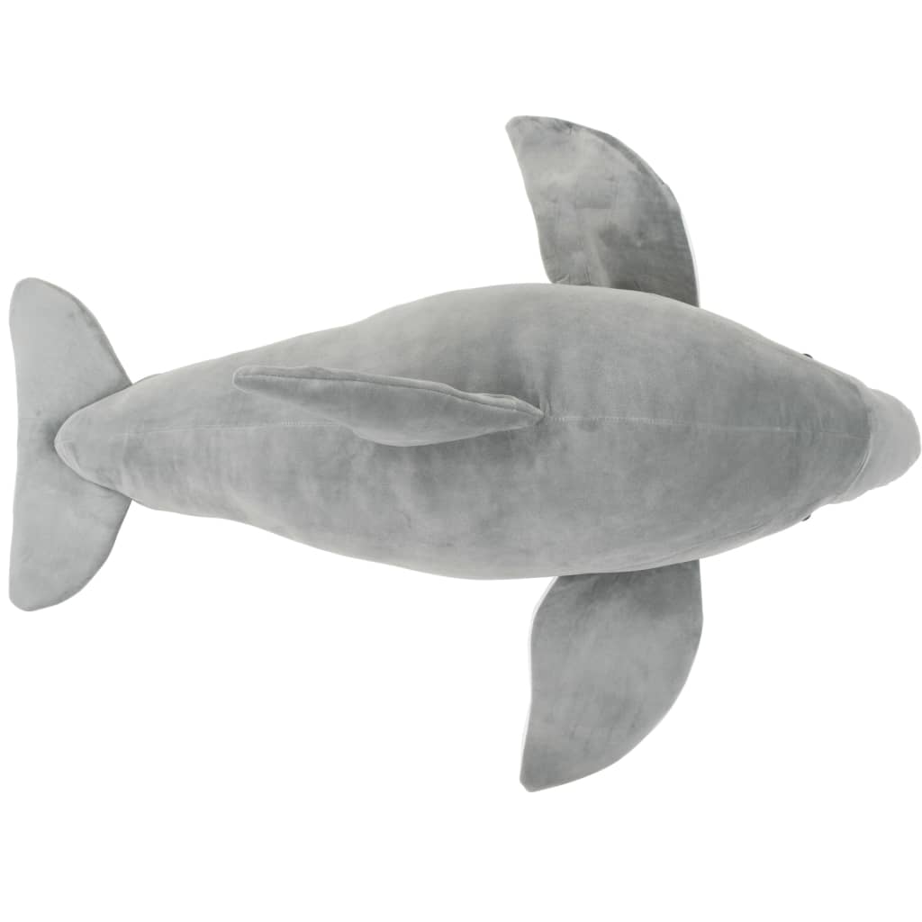 Toy animal dolphin plux de tissu gris - number 4.
