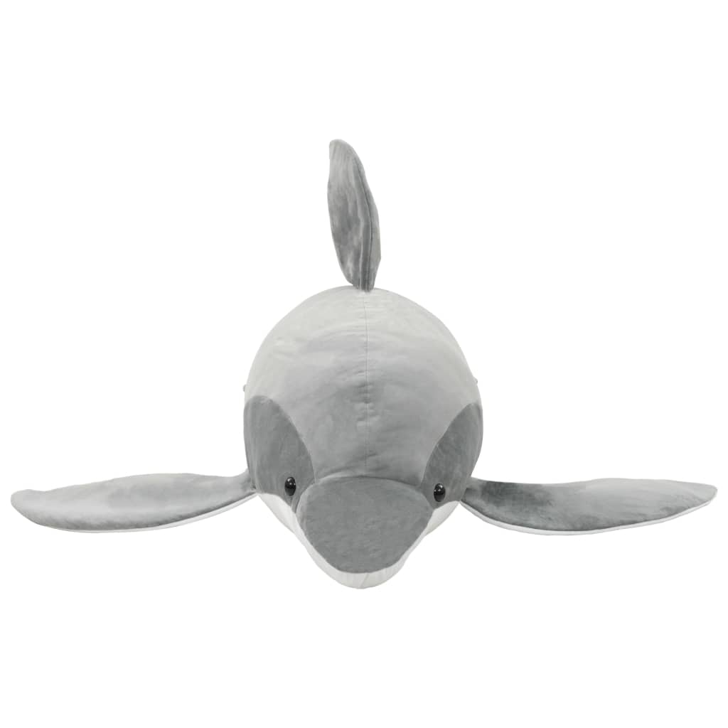 Toy animal dolphin plux de tissu gris - number 3.