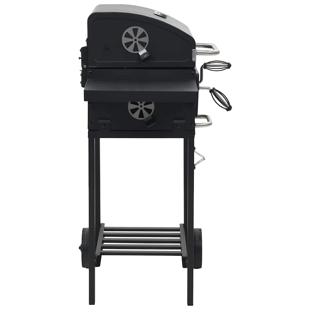 Coal-fired grill with bottom shelf black - number 3.