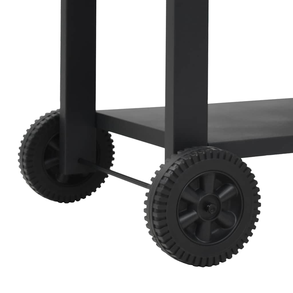 Udendørs pizzaovn til trækul med sten brændt ler - number 8.