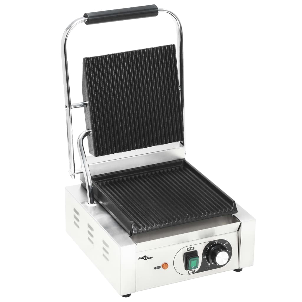 Rillet paninigrill rustfrit stål 1800 w 31x30,5x20 cm - number 3.