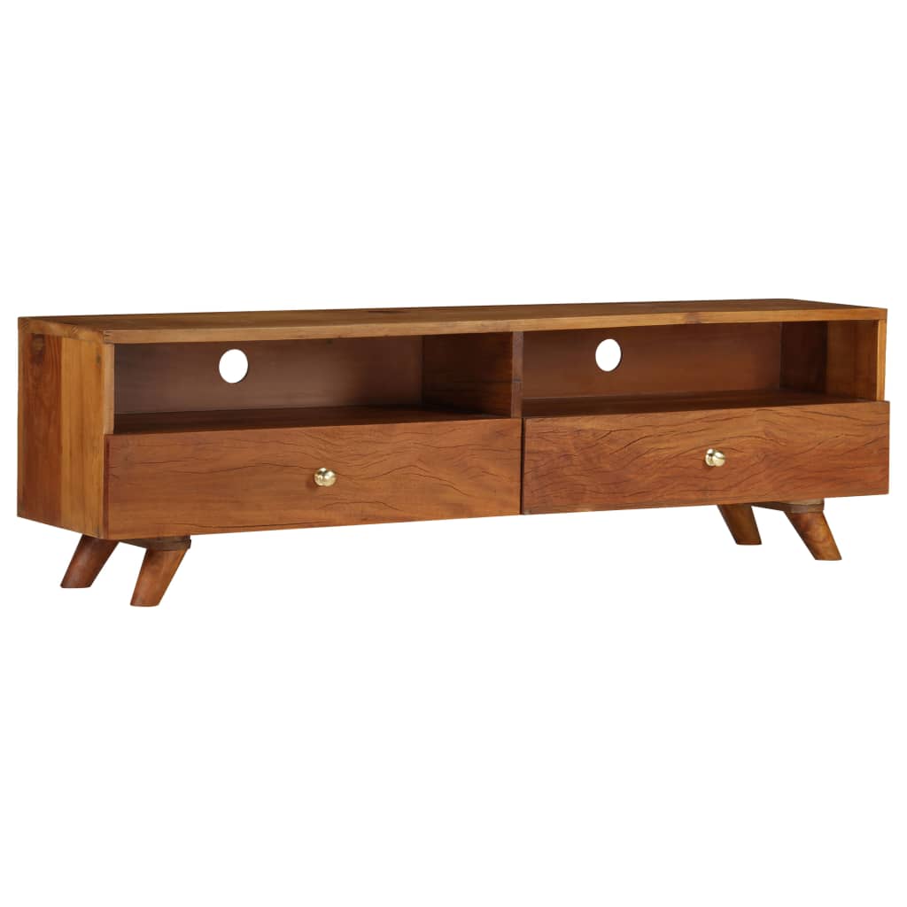 Tv cabinet 140x30x40 cm solid recycled wood - number 11.
