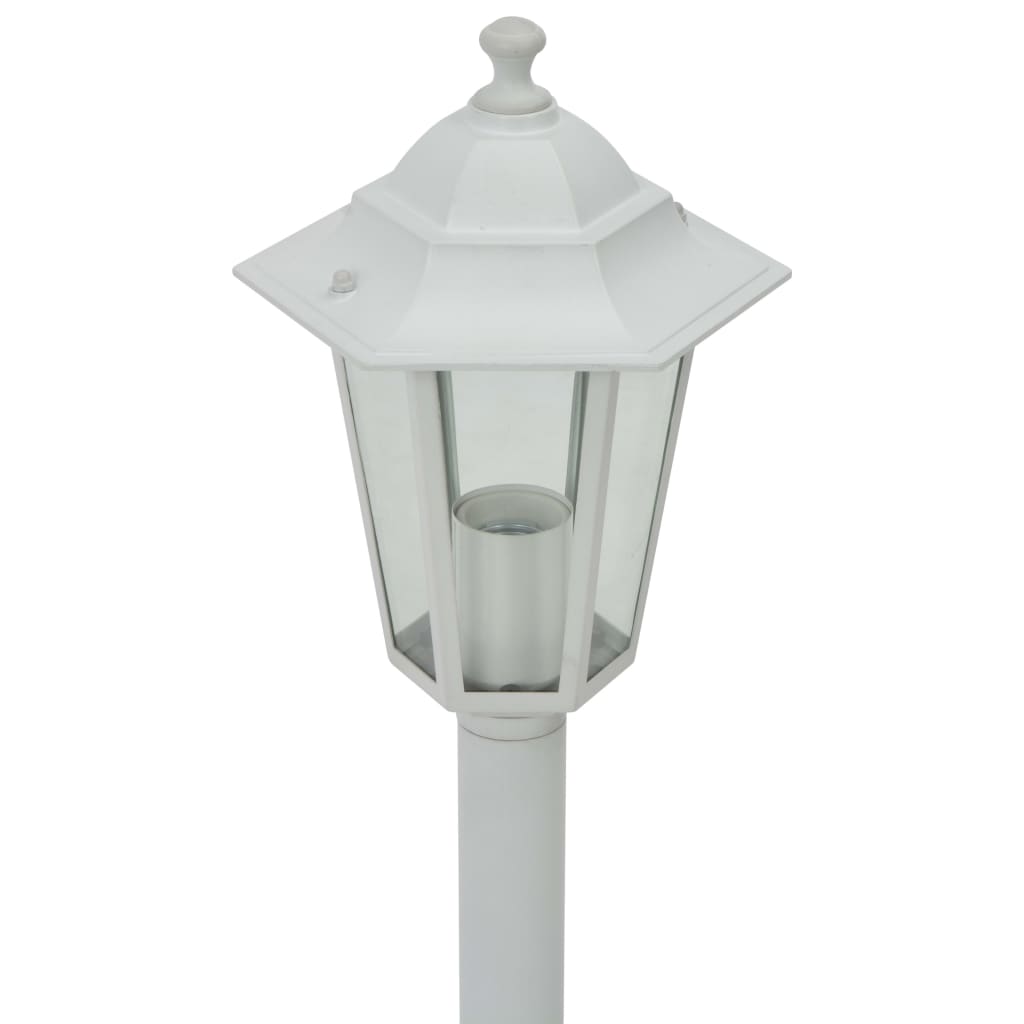 Lampadaires de jardin pcs. e27 110 cm aluminium - blanc, 6, 1 - number 4.
