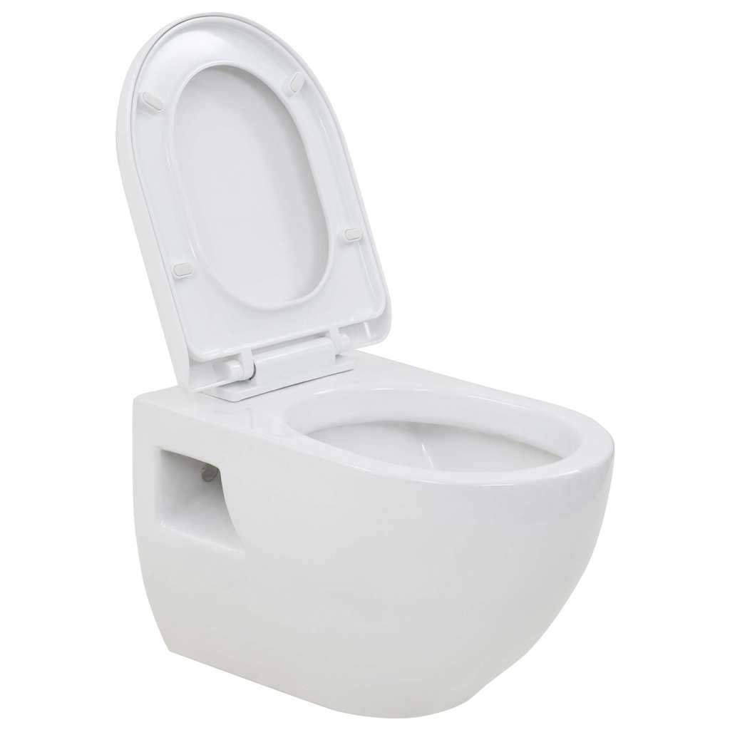 Wc suspendu en céramique blanc - number 2.