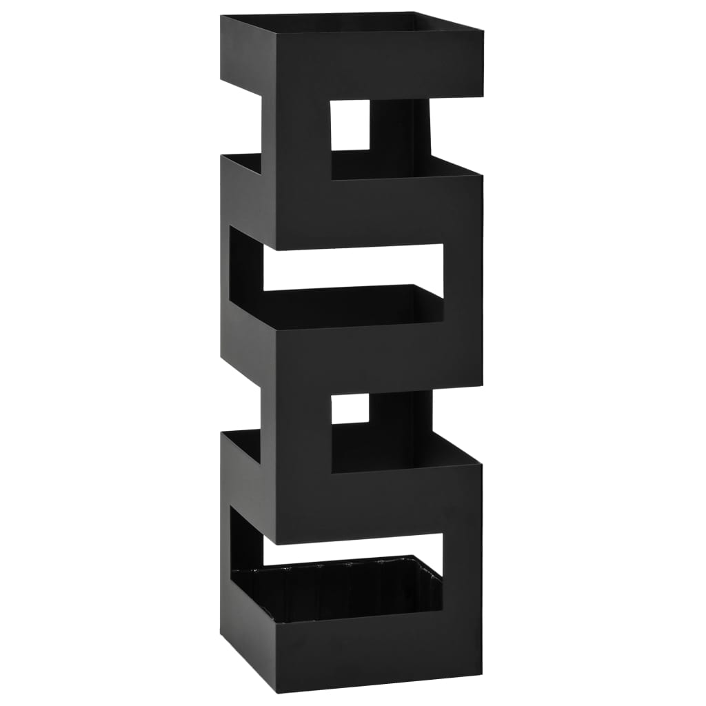 Umbrella stand steel - black, pattern 1, 1 - number 1.