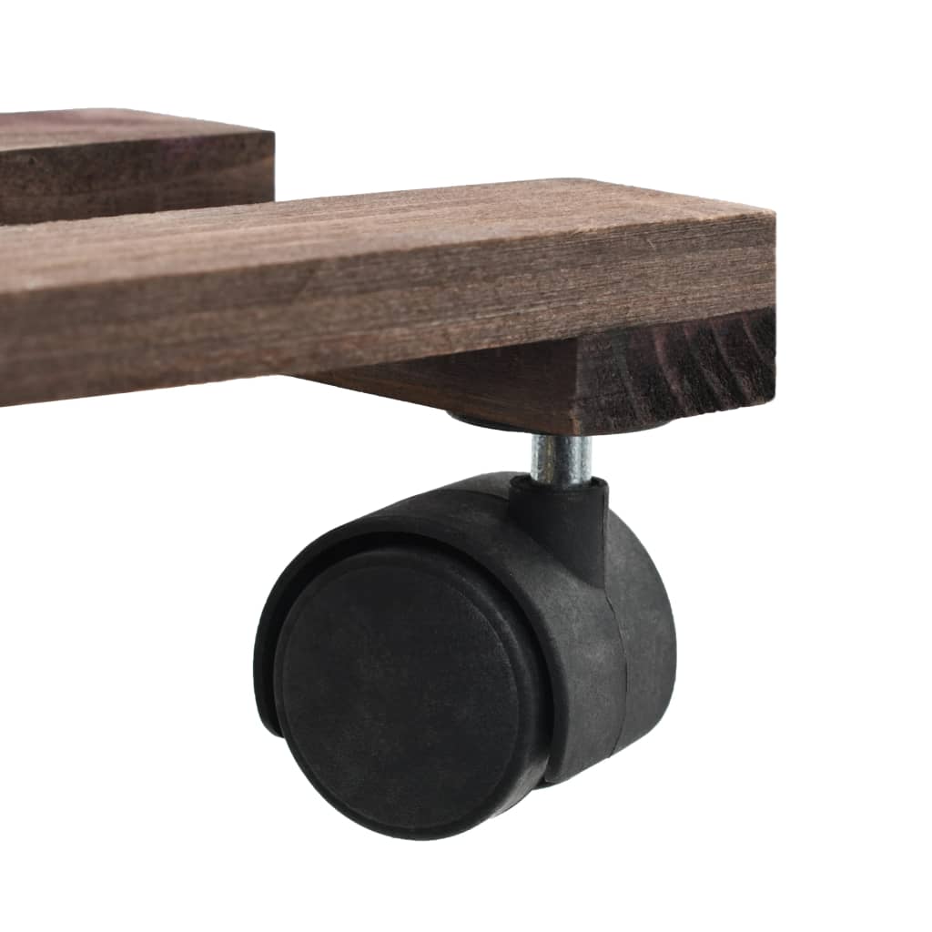 Kolica za biljke 4 kom. cedrovina 25 x 25 cm - number 5.