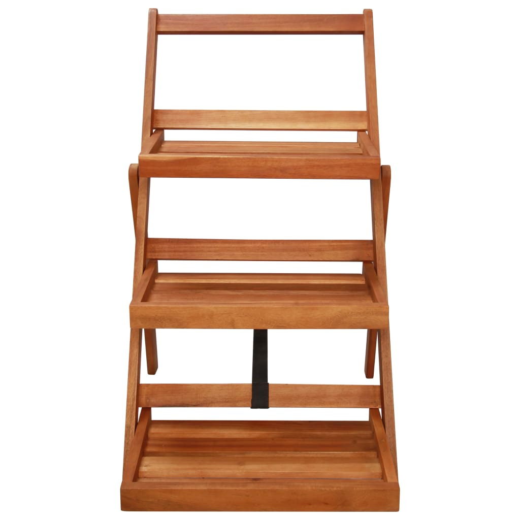 Plant stand in 3 levels 50x63x80 cm acacia wood - number 2.