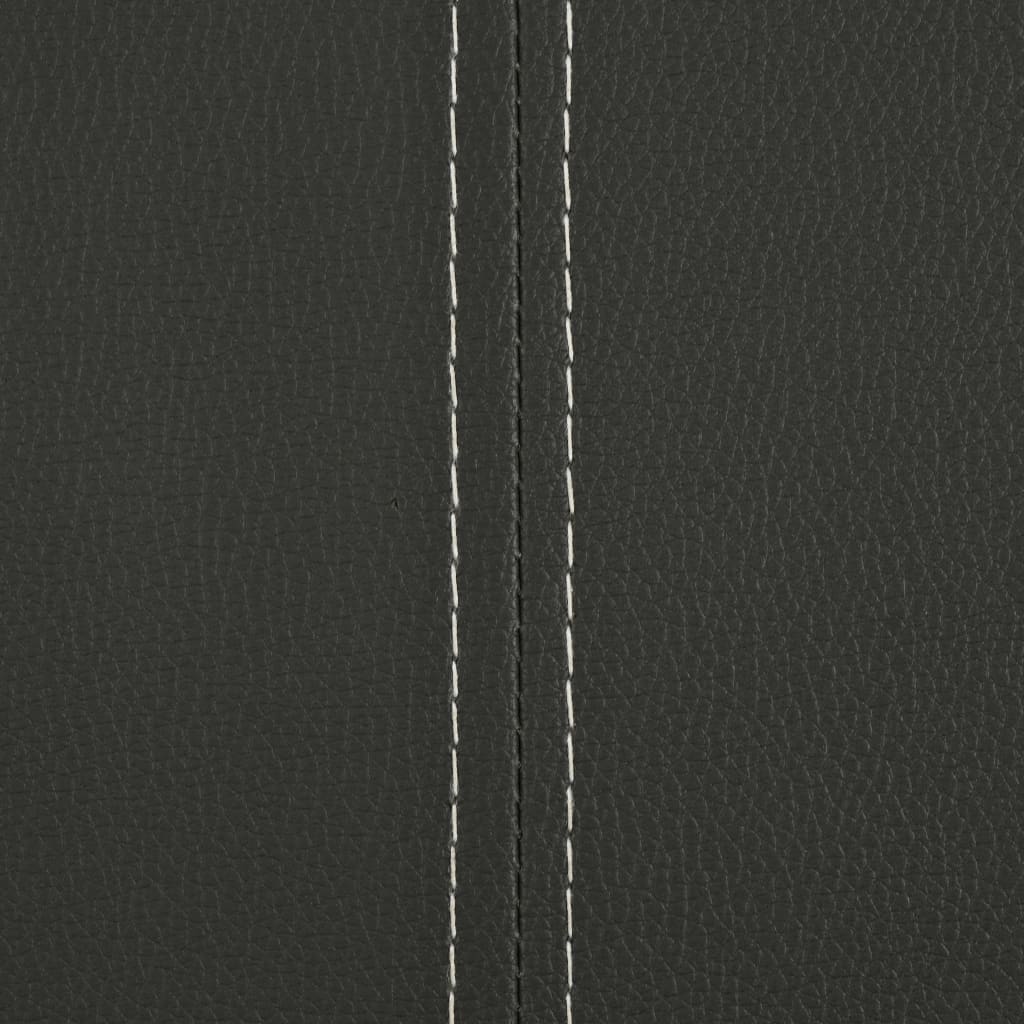 Spisebordsstoler med utkrager pc. kunstskinn - grå, 2 - number 7.