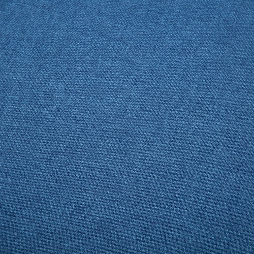 Sofa 3-osobowa 172x70x82 cm pokrowiec materiałowy - niebieski - number 7.