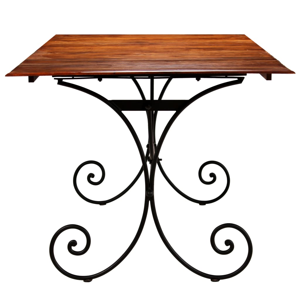 Zestaw stolika 9 części masywne drzewo acacia - number 8.