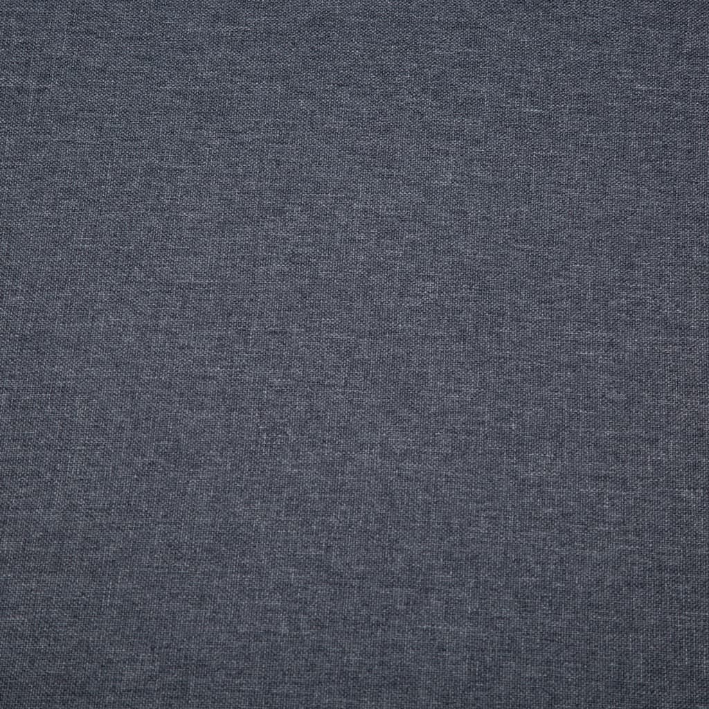 3-manns sofa 172x70x82 cm stofftrekk mørkegrå - number 7.