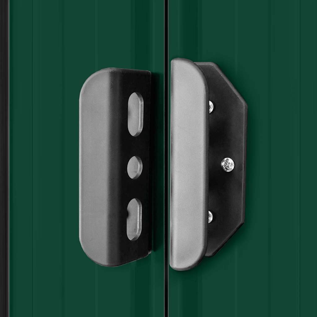 Vrtna kućica metalna - zelena, 257 x 298 x 178 cm - number 9.