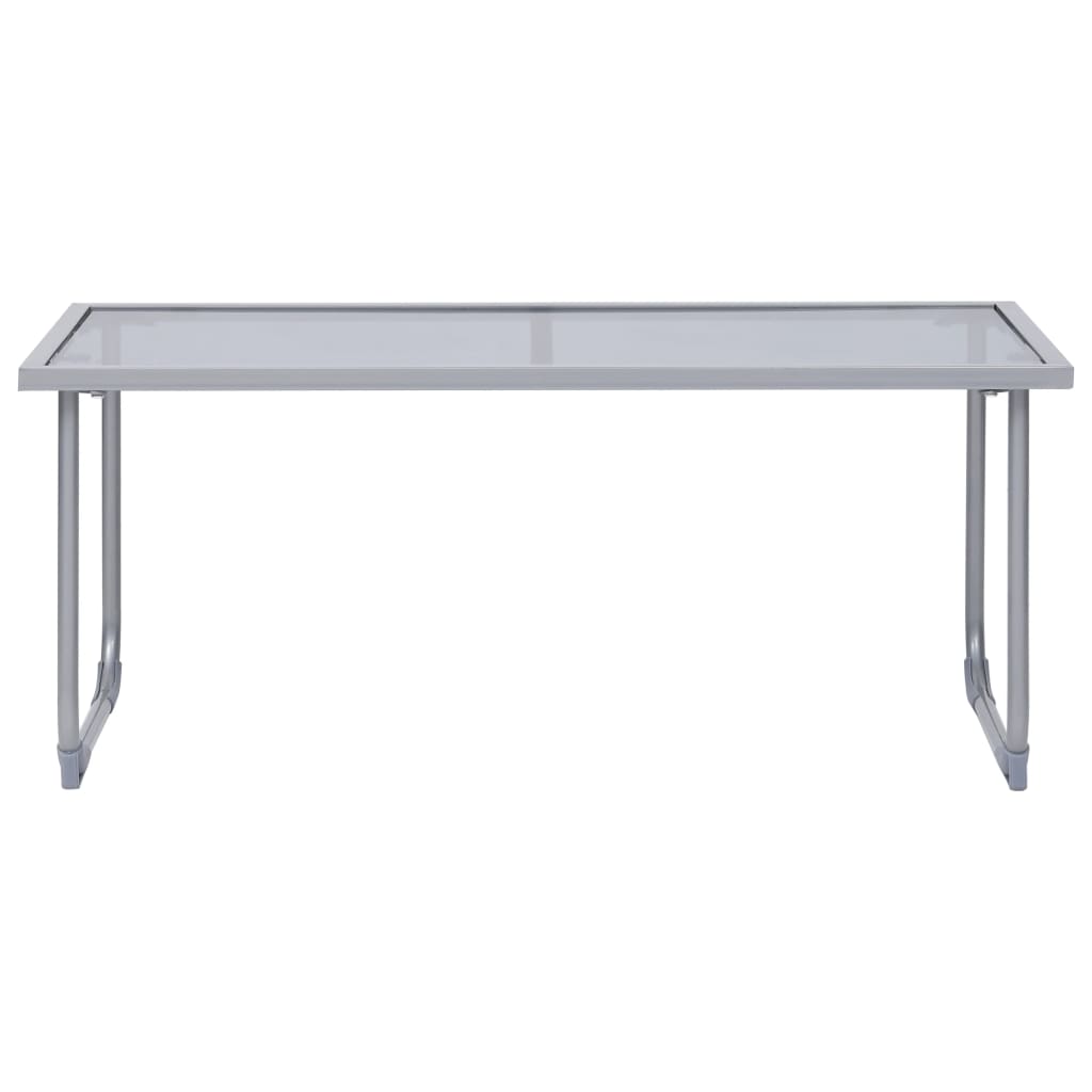 Komplet wypoczynkowy 4 części tkanina i stal - kremowy - number 11.