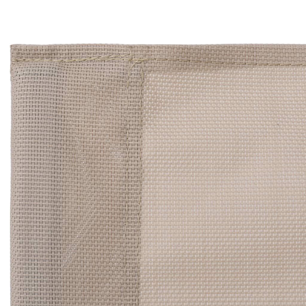 Komplet wypoczynkowy 4 części tkanina i stal - kremowy - number 5.