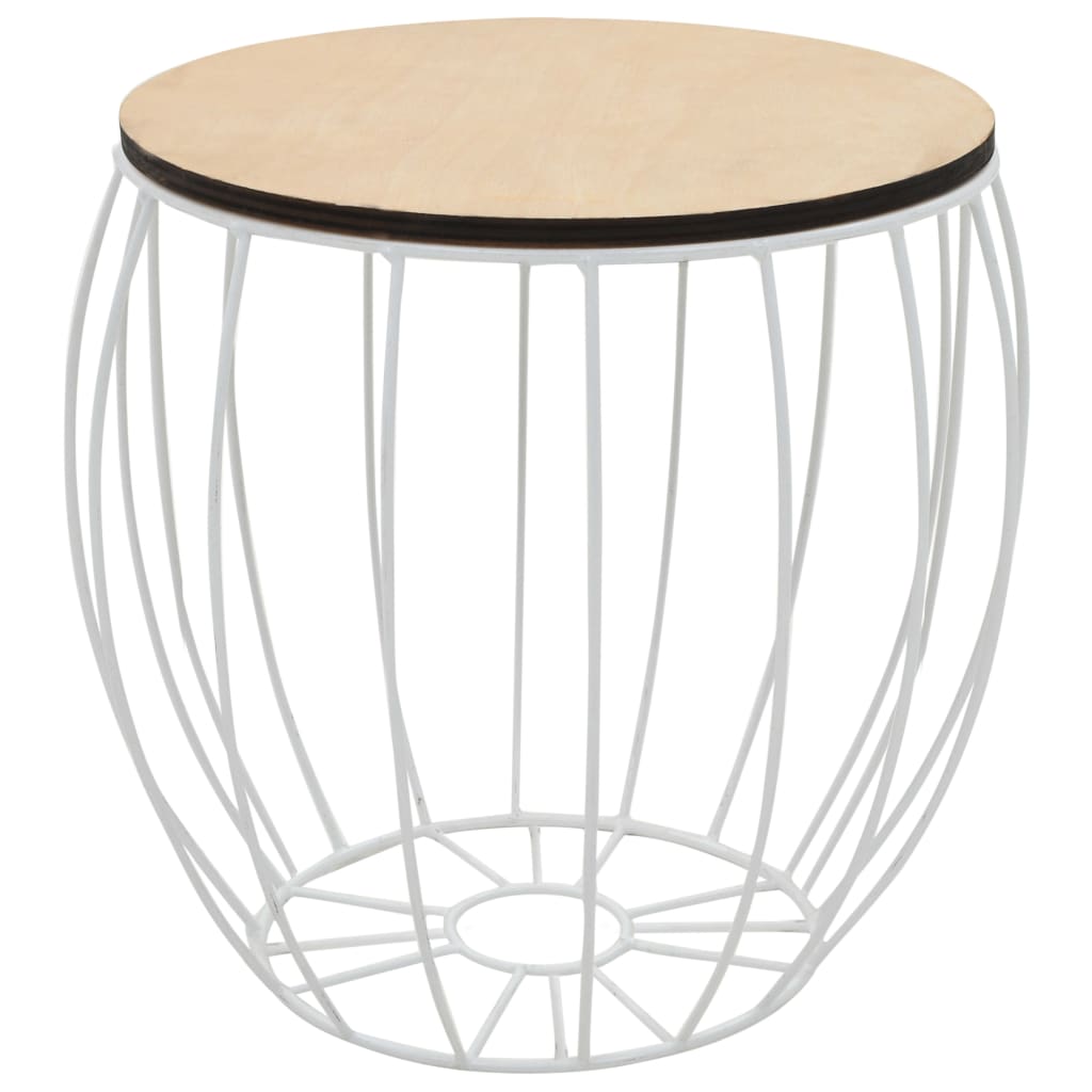 Sofabordssæt i 3 dele poppelkrydsfinér jern - number 4.