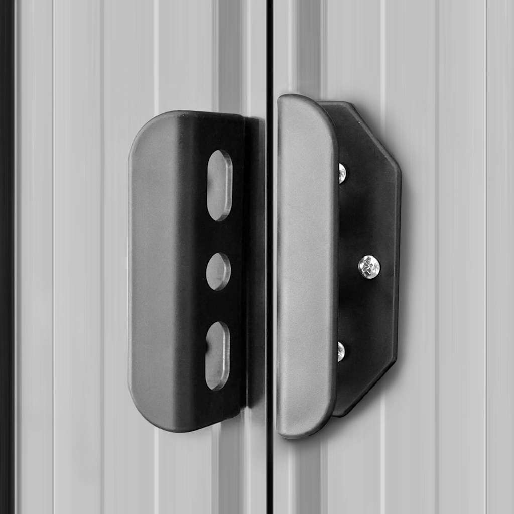 Vrtna kućica metalna - siva, 257 x 298 x 178 cm, ooo 1 - number 9.