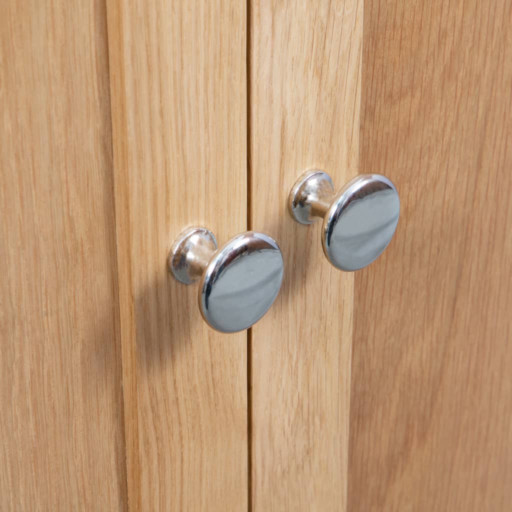 Hjørneskab 80x33,5x78 cm massivt egetræ - number 7.