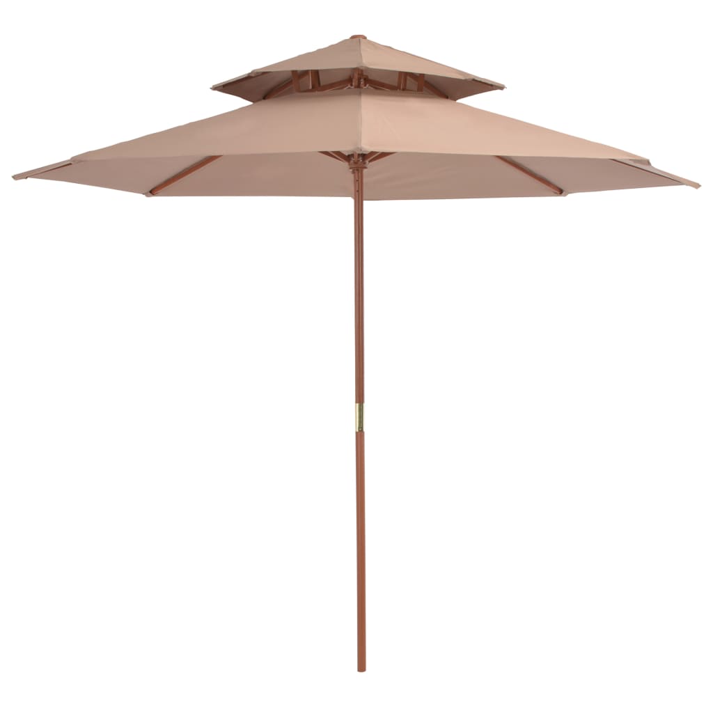 Parasol 270 cm wooden pole - number 1.