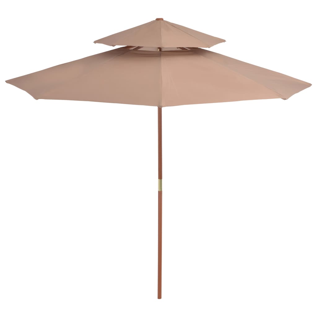 Parasol 270 cm wooden pole - number 2.
