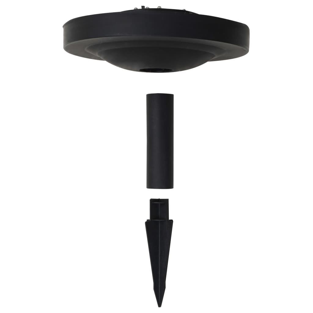 Led-solcellelampe rund rgb-farver - 40 cm, 1, x - number 6.