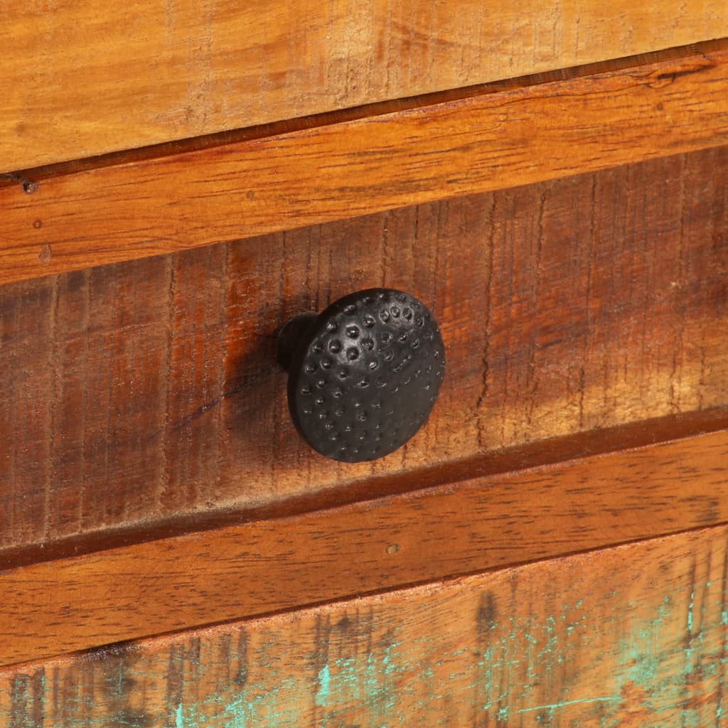 Tv-skab 80x30x40 cm massivt genbrugstræ - number 6.