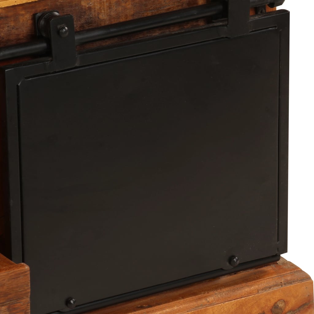 Tv-skab 110x30x45 cm massivt genbrugstræ - number 9.