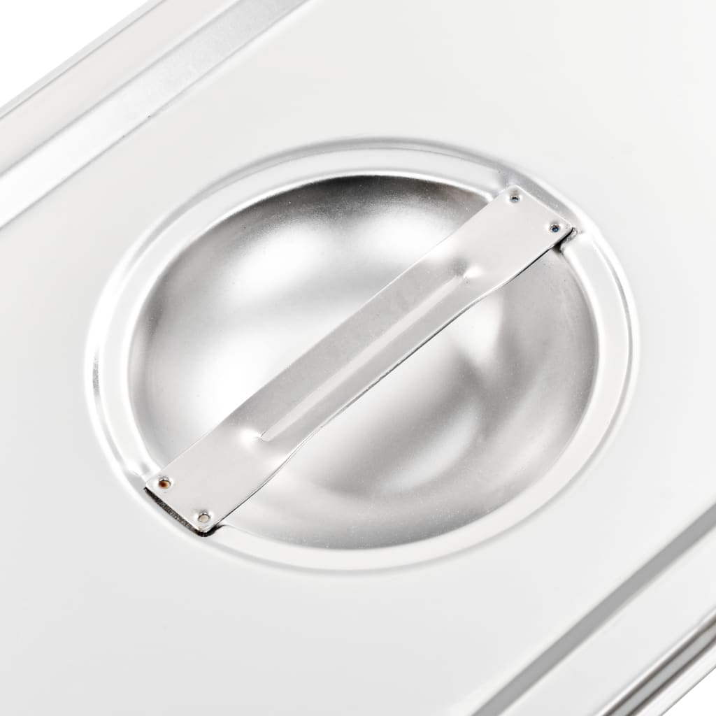 Bradepandelåg til rustfrit stål 4 stk. - gn 1/3 - number 5.