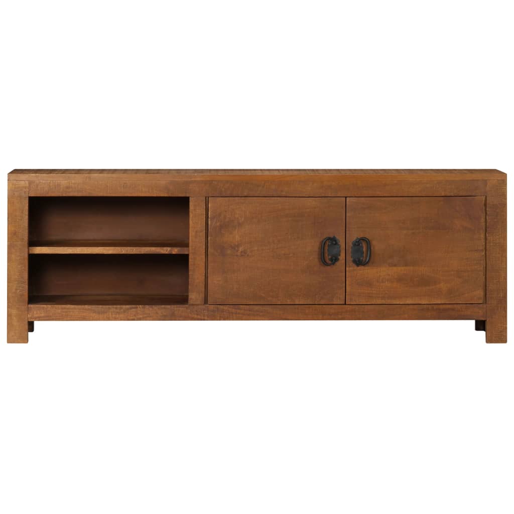 Tv cabinet 120x30x40 cm solid mango wood - number 2.