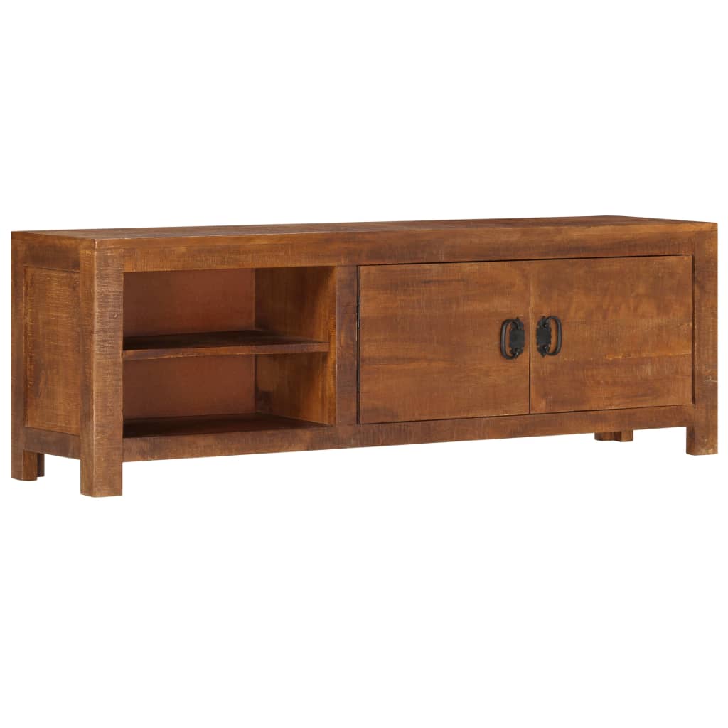 Tv cabinet 120x30x40 cm solid mango wood - number 12.