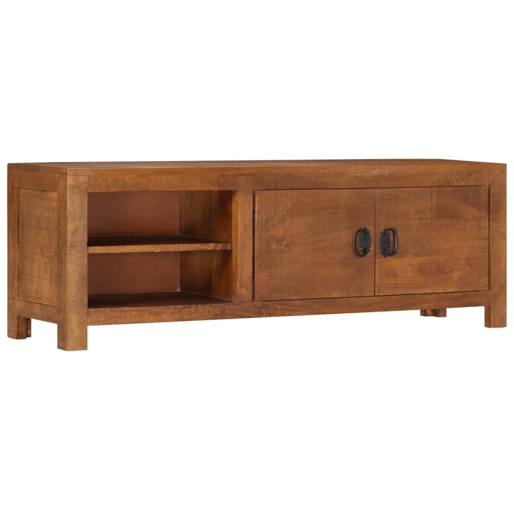 Tv cabinet 120x30x40 cm solid mango wood - number 8.