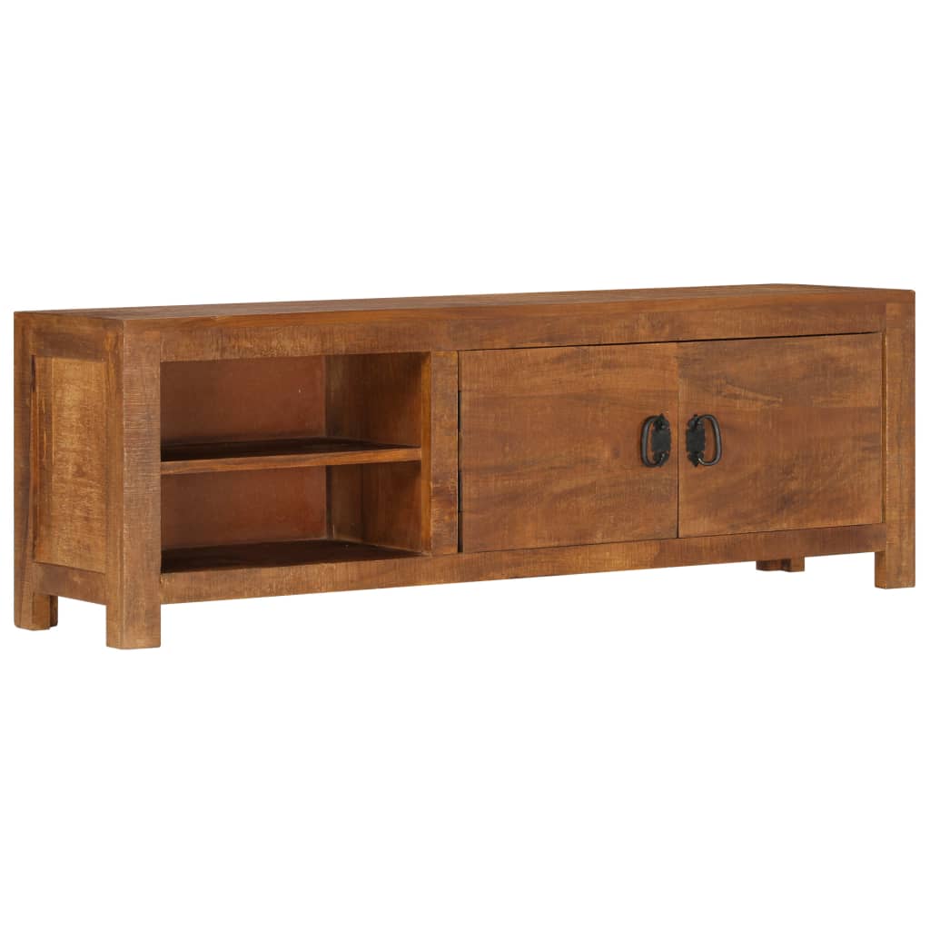 Tv cabinet 120x30x40 cm solid mango wood - number 10.