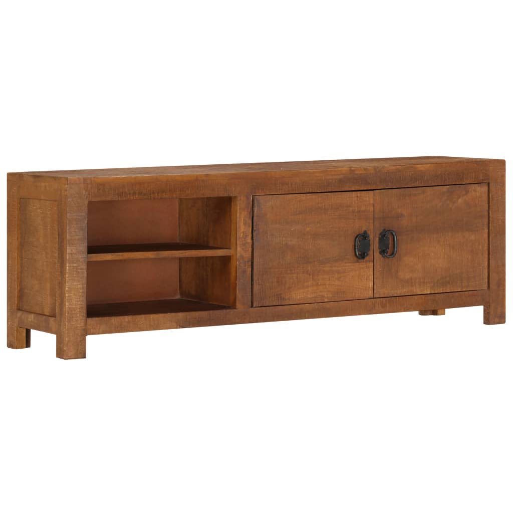 Tv cabinet 120x30x40 cm solid mango wood - number 9.