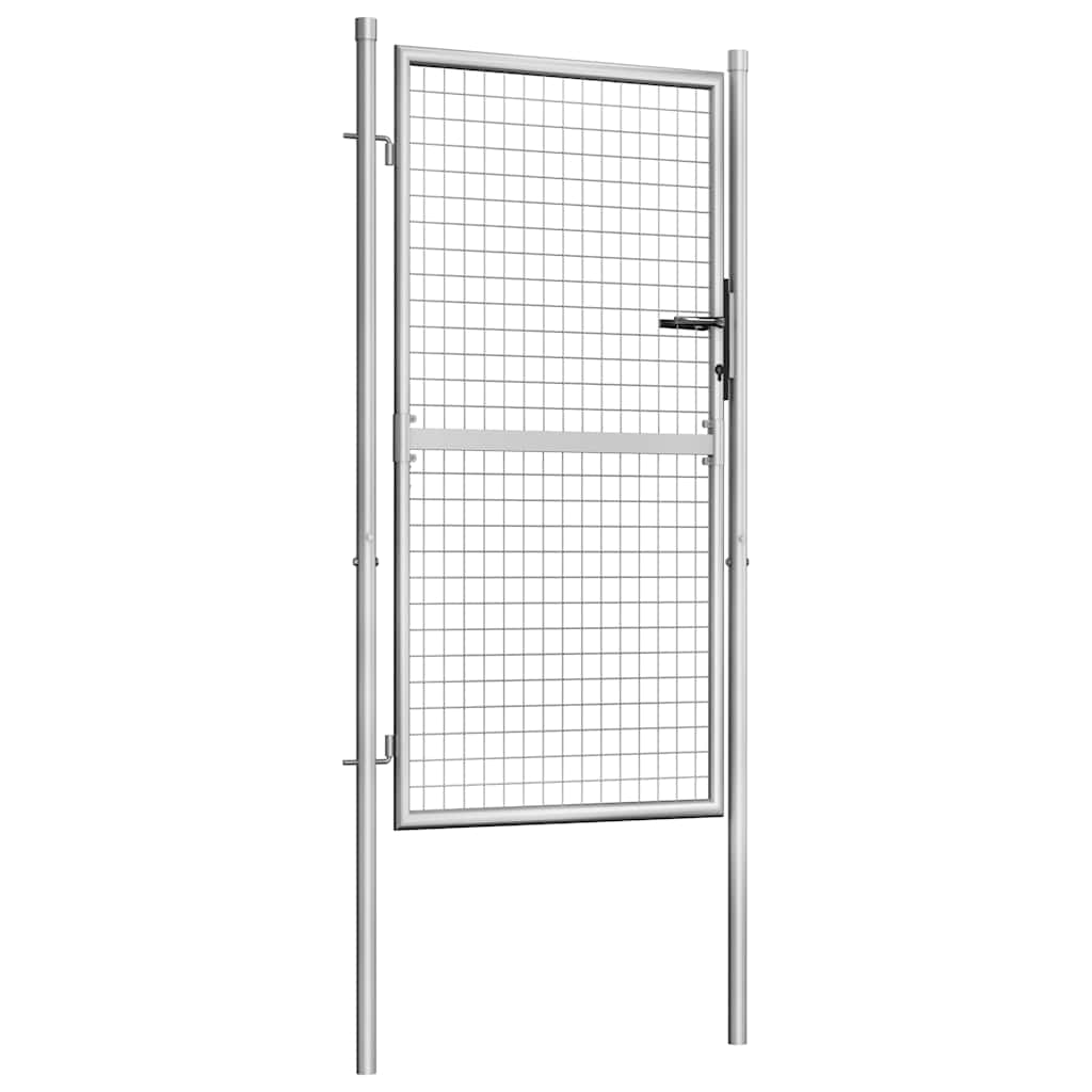 Garden galva galvaniserat stål 105x200 cm silverfärgad - number 2.