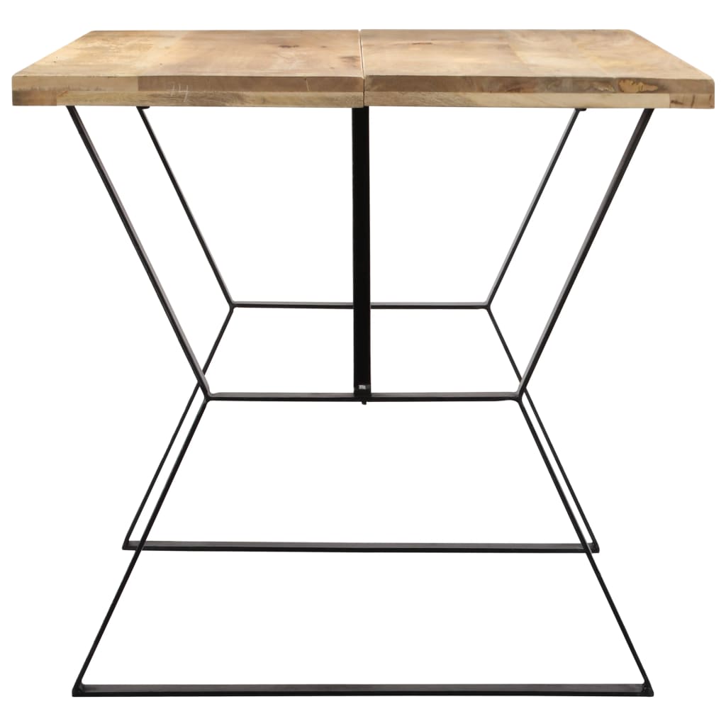 Spisebord 140 x 80 x 76 cm massivt mangotræ - number 3.