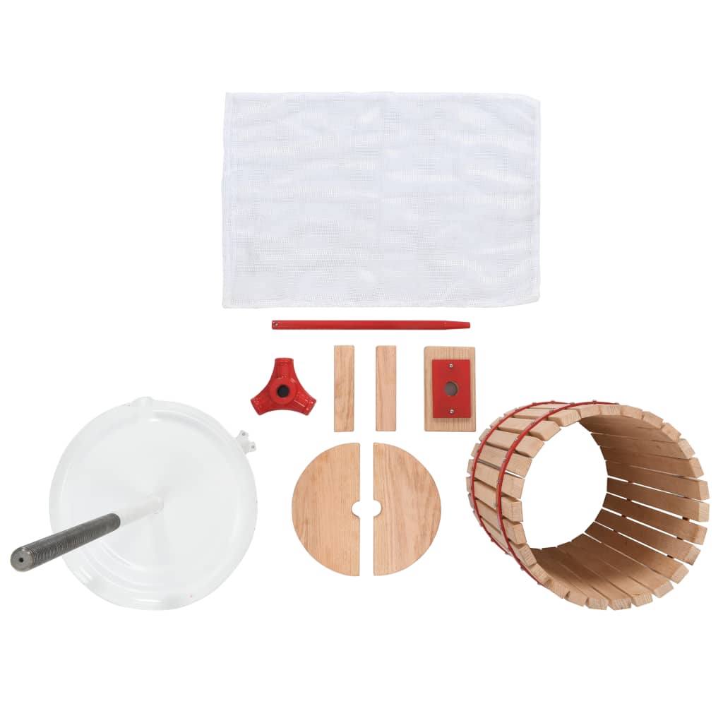 Preša za voće i vino s platnenom vrećom hrast - 24 l - number 2.