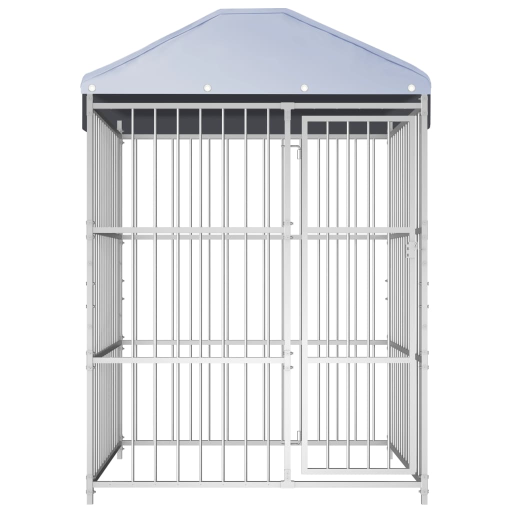 Cage de chien extérieur avec toit 150 x 150 x 200 cm - number 2.
