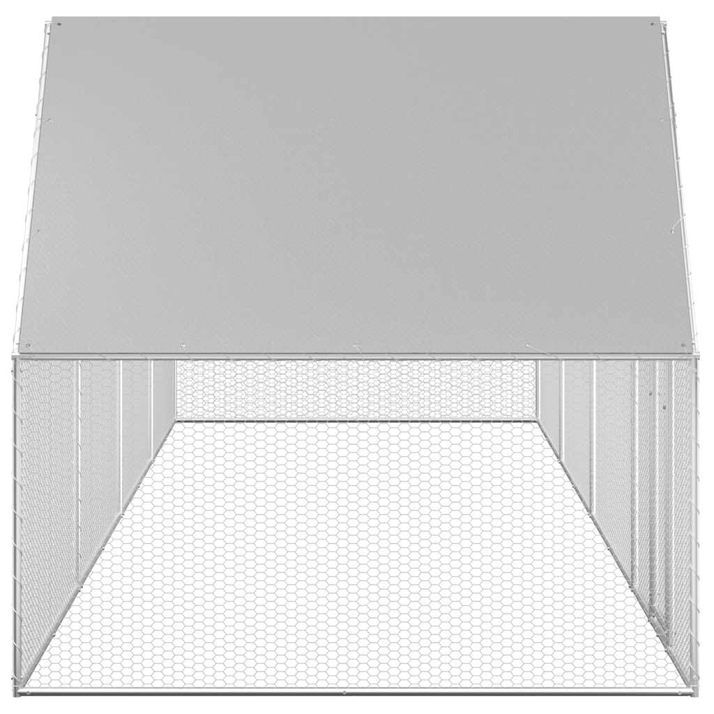 Poulailler en acier galvanisé - 8 x 2 x 2 m - number 4.