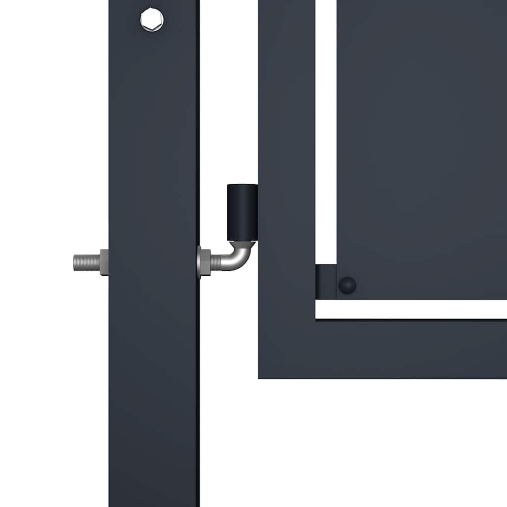 Trädgårdsgrind stål antracitgrå - 400 x 175 cm - number 3.