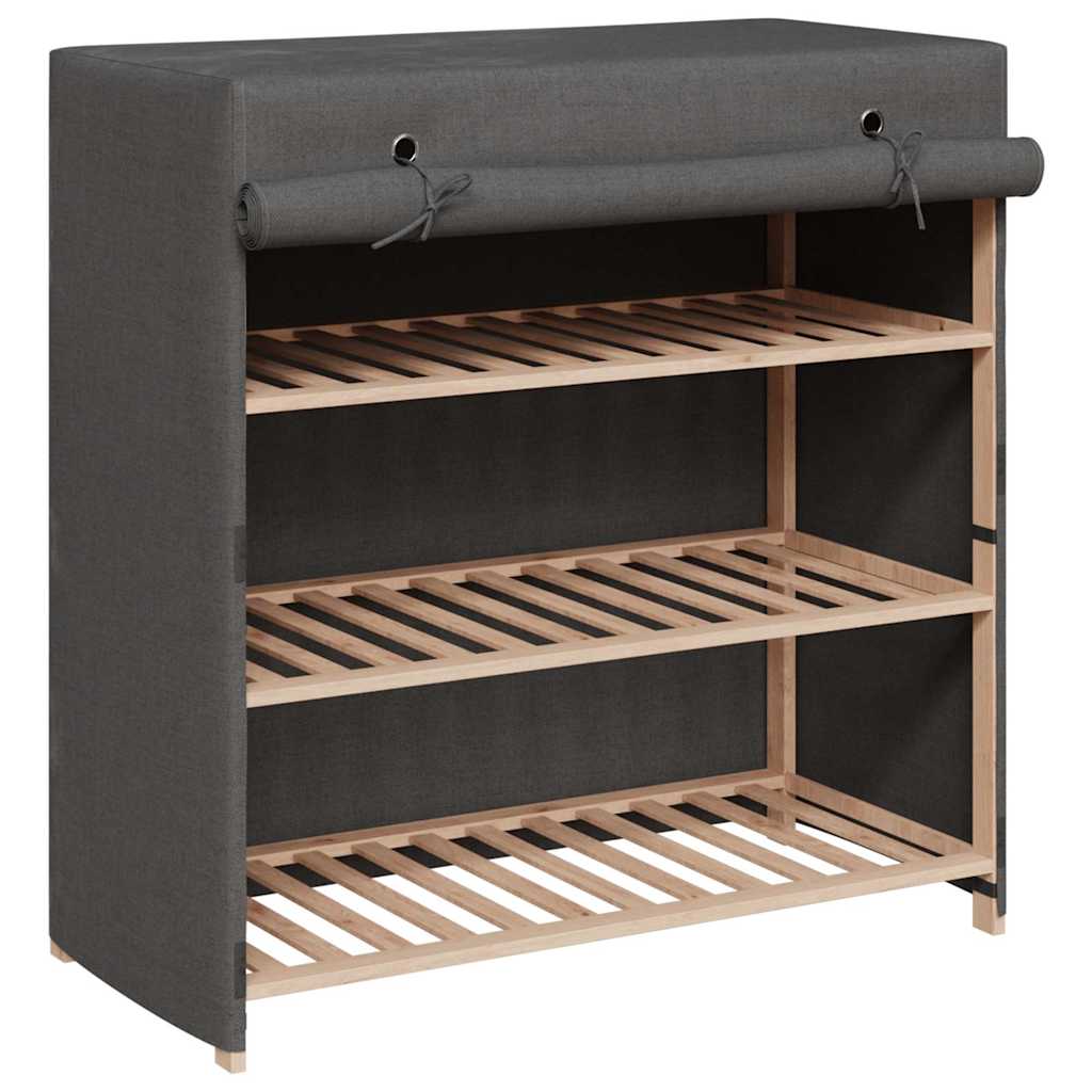 Ormarić za cipele s poklopcem 79 x 40 x 80 cm tkanina - siva, 1 - number 1.