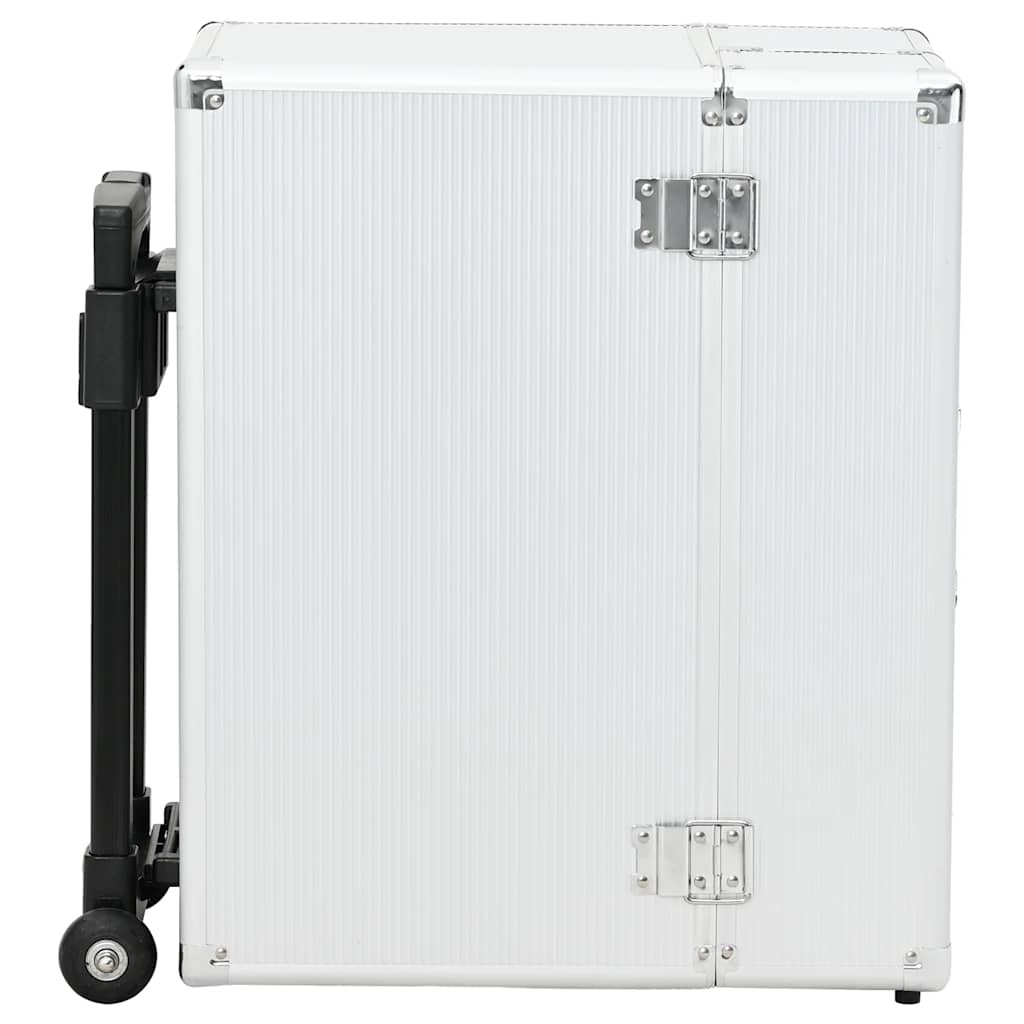 Koffer 47 x 39 x 27 cm silberfarben aluminium - number 4.