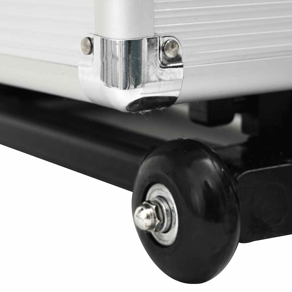 Koffer 47 x 39 x 27 cm silberfarben aluminium - number 6.