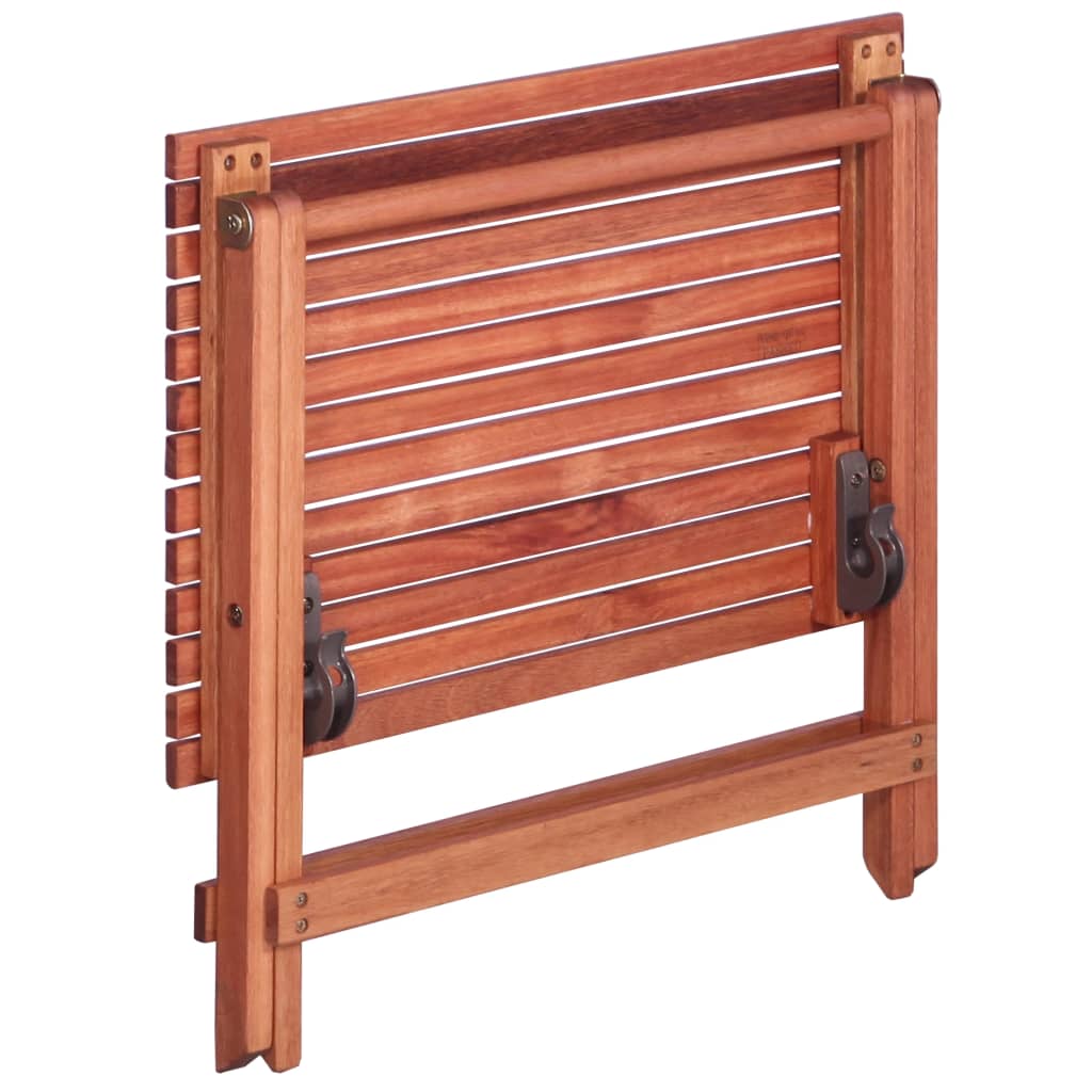 Utendørs spisebordsett for barn 4 stk massivt eukalyptustre - number 6.