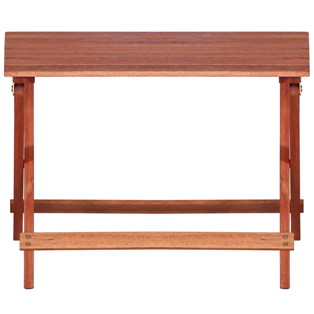 Utendørs spisebordsett for barn 4 stk massivt eukalyptustre - number 5.