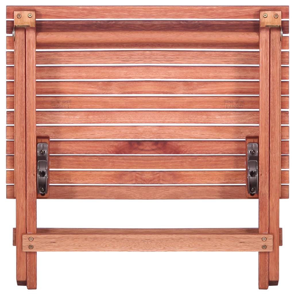 Utendørs spisebordsett for barn 4 stk massivt eukalyptustre - number 7.