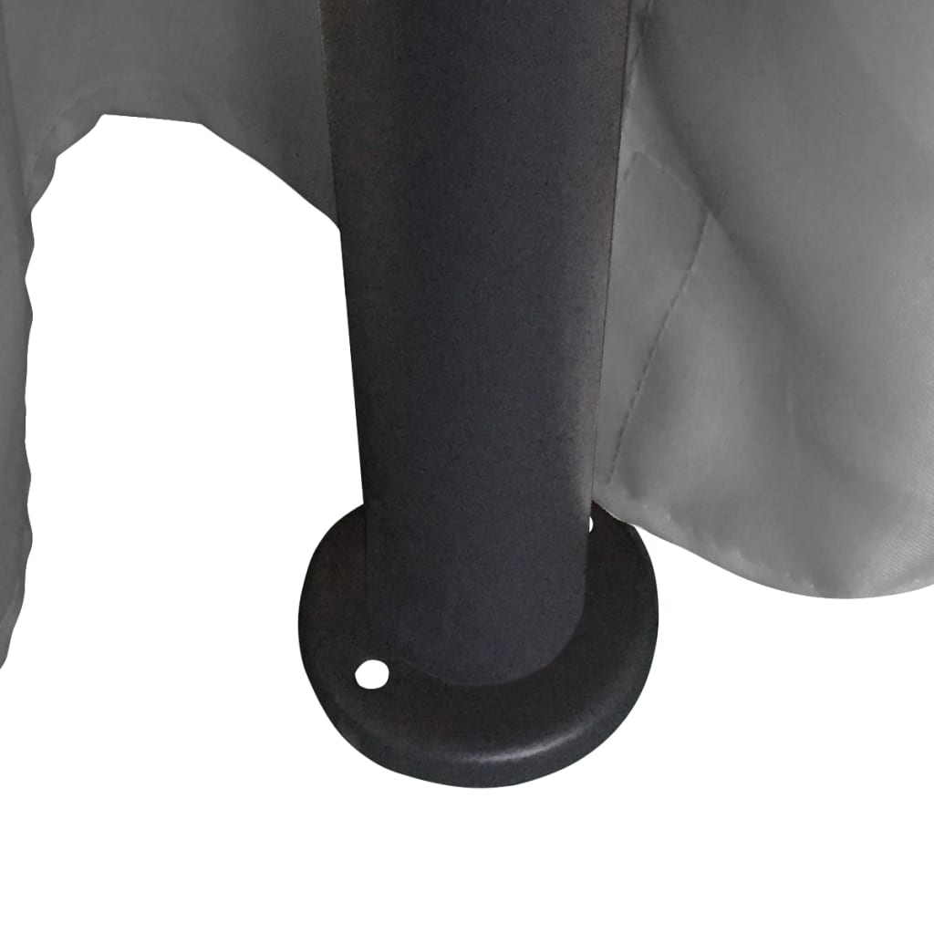 Paviljon sa zastorima okrugli 3,5 x 2,7 cm - antracit siva - number 6.