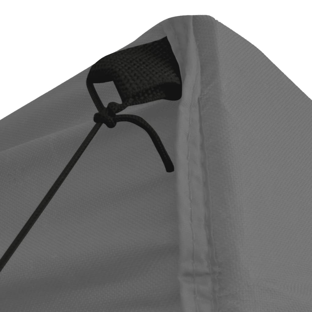 Foldable marquee pop-up with 4 side walls 3 x 3 m anthracite grey - number 4.