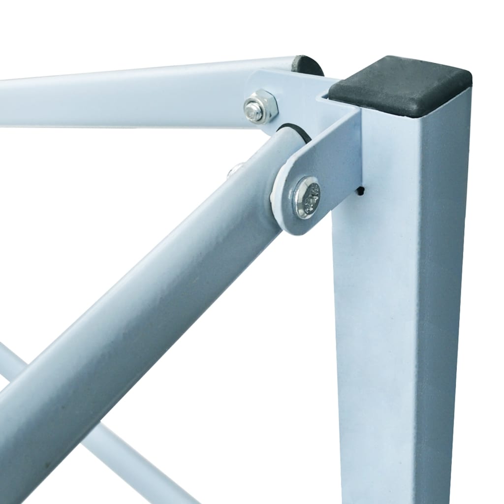 Foldable marquee pop-up with 4 side walls 3 x 3 m anthracite grey - number 8.